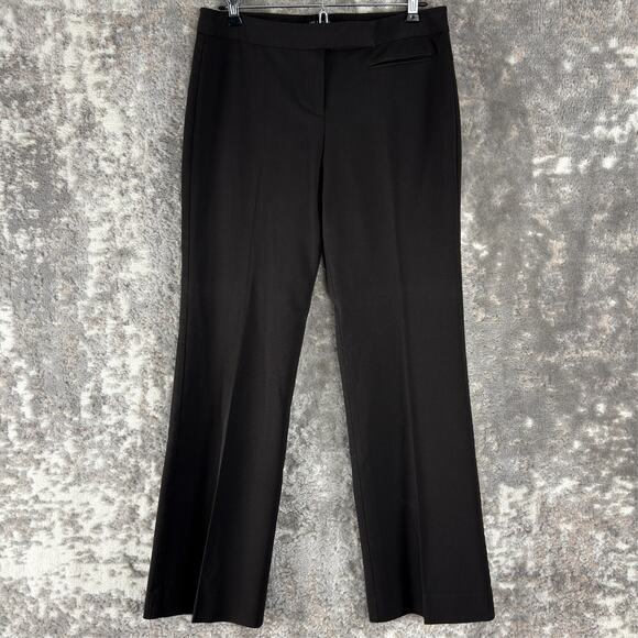 the Limited Size 4L Cassidy Fit Flat Front Button Zip Casual Dress Pants Brown - Picture 1 of 11